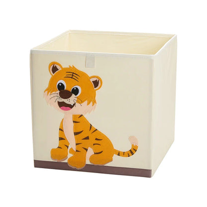 Squared Foldable Storage Box with Animals Multivariant-21