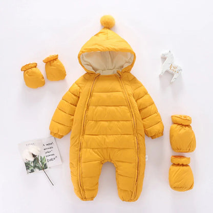Breathable windproof thermal suit with hood and multi-variant zip-4