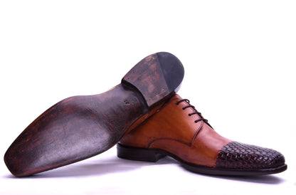 Marseille- Tan Derby Dress Shoes