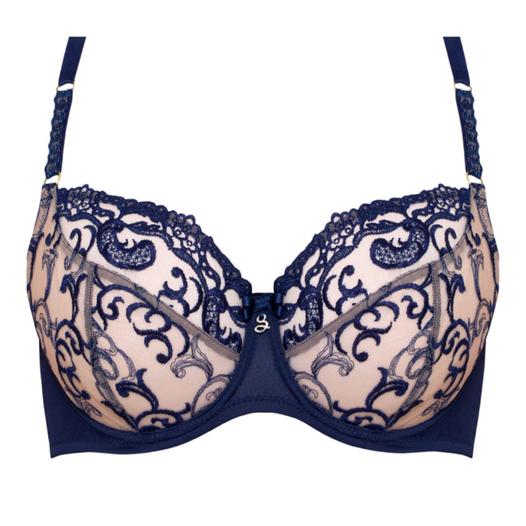 Sheer Mesh 3-Part Full Cup Bra Hazel-2
