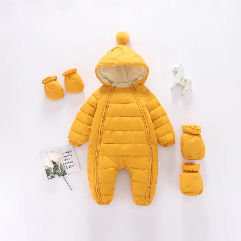 Breathable windproof thermal suit with hood and multi-variant zip-7