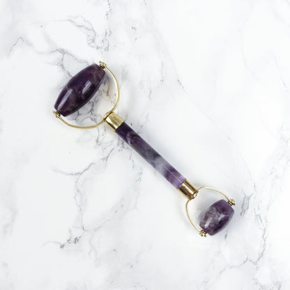 Double Headed Amethyst Roller - The Amethyst Face Roller-3