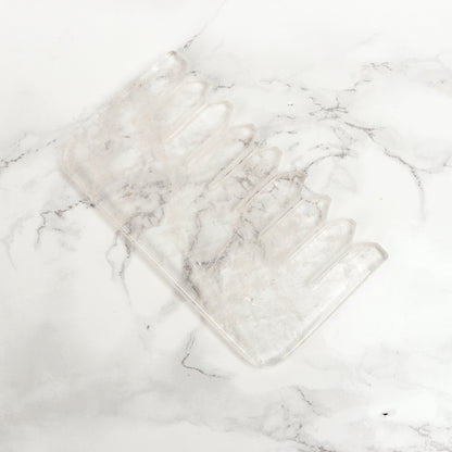 Clear Quartz Crystal Comb-2