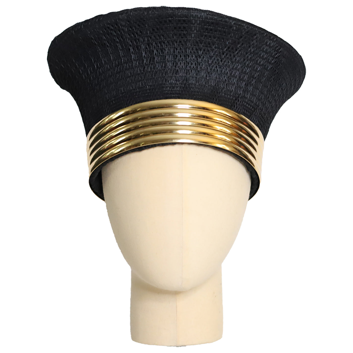 Zulu Narrow Basket Hat with Removable Gold Band - Various Colors | Handmade in South Africa-2