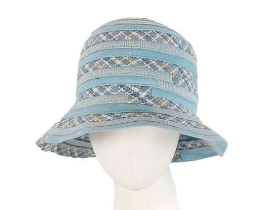 Blue ladies casual bucket hat CS010