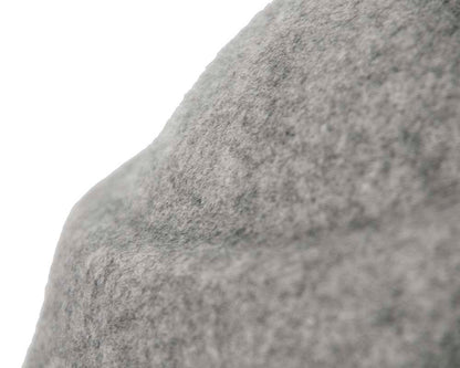 Unique grey marle ladies winter felt fashion hat-4