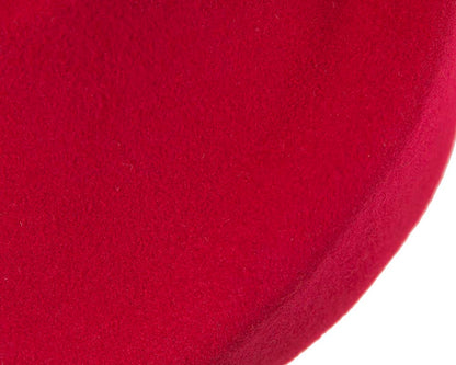 Unique red ladies winter felt fashion hat-3