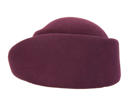 Unique wine ladies winter felt fashion hat-5