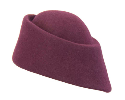 Unique wine ladies winter felt fashion hat-2
