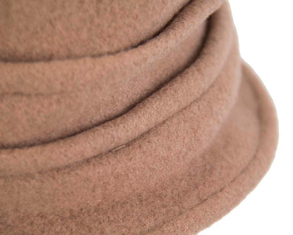 Warm coffee winter bucket hat by Max Alexander
