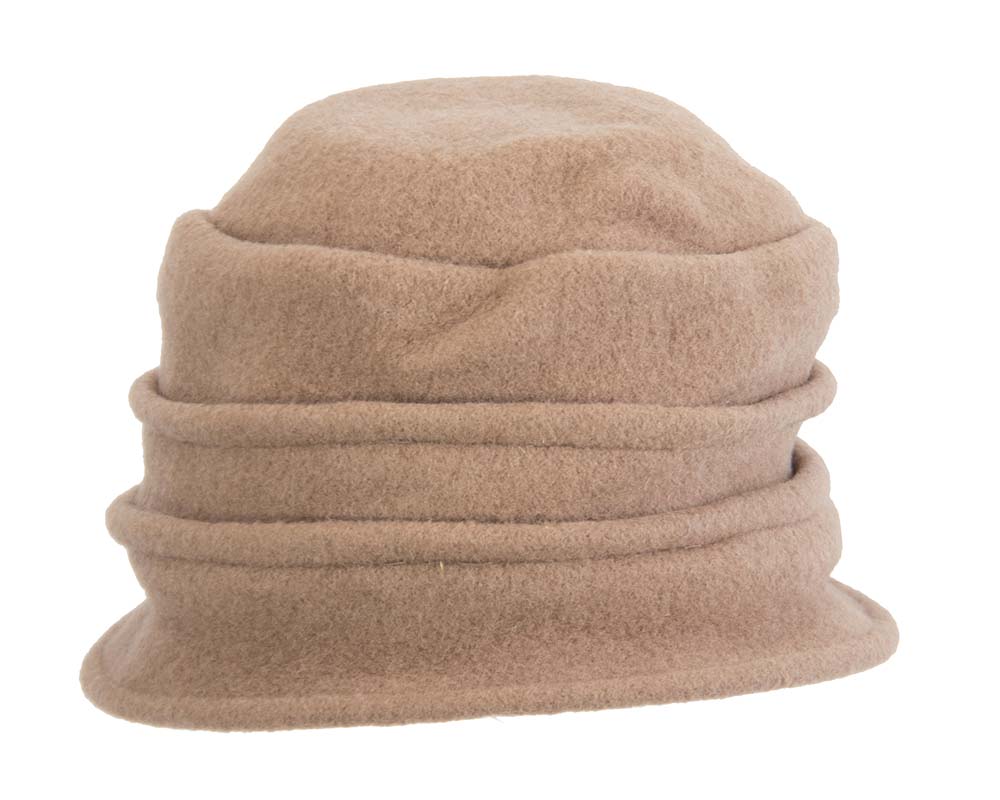 Warm coffee winter bucket hat by Max Alexander