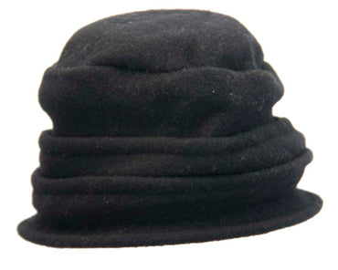 Warm black winter bucket hat by Max Alexander