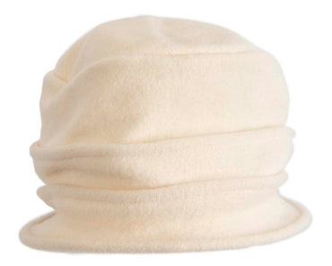 Warm cream winter bucket hat by Max Alexander