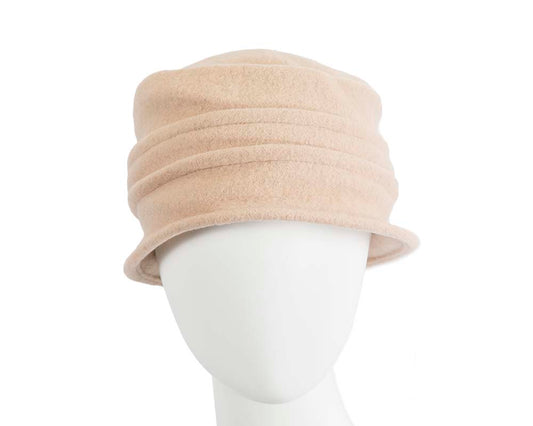 Warm beige winter bucket hat by Max Alexander