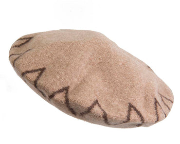 Mocca winter beret by Max Alexander