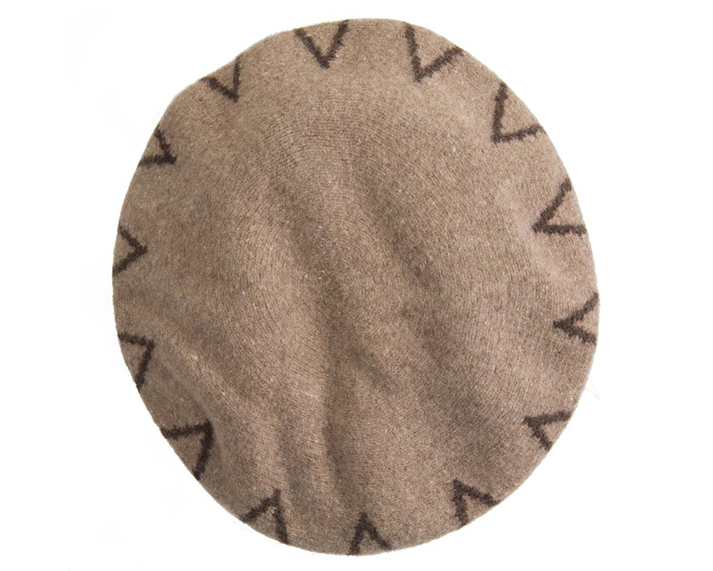 Mocca winter beret by Max Alexander