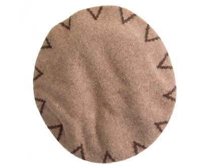 Mocca winter beret by Max Alexander