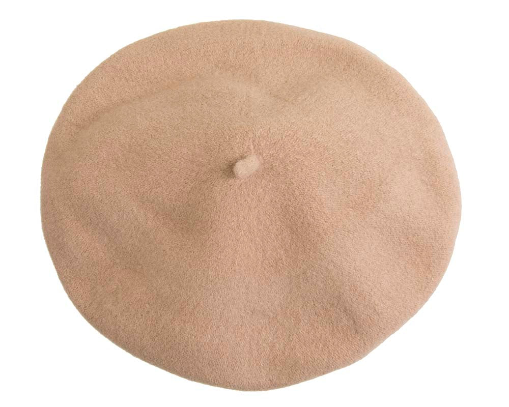 Warm beige winter newsboy cap by Max Alexander