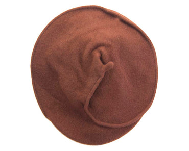 Stylish brown winter french beret by Max Alexander