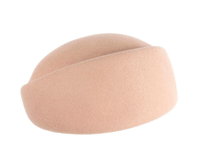 Designers beige felt ladies winter hat-2