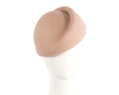 Designers beige felt ladies winter hat-0