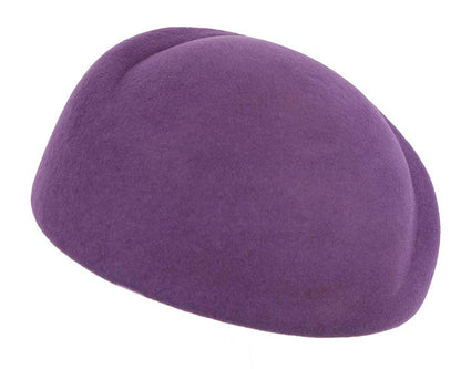 Designers purple felt ladies winter hat-5