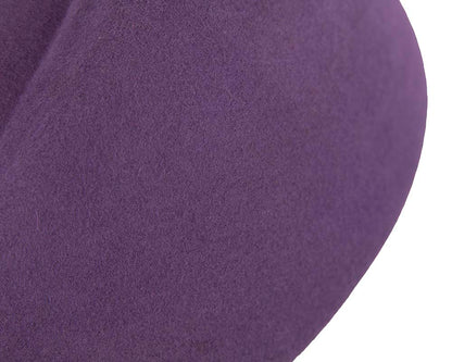 Designers purple felt ladies winter hat-4