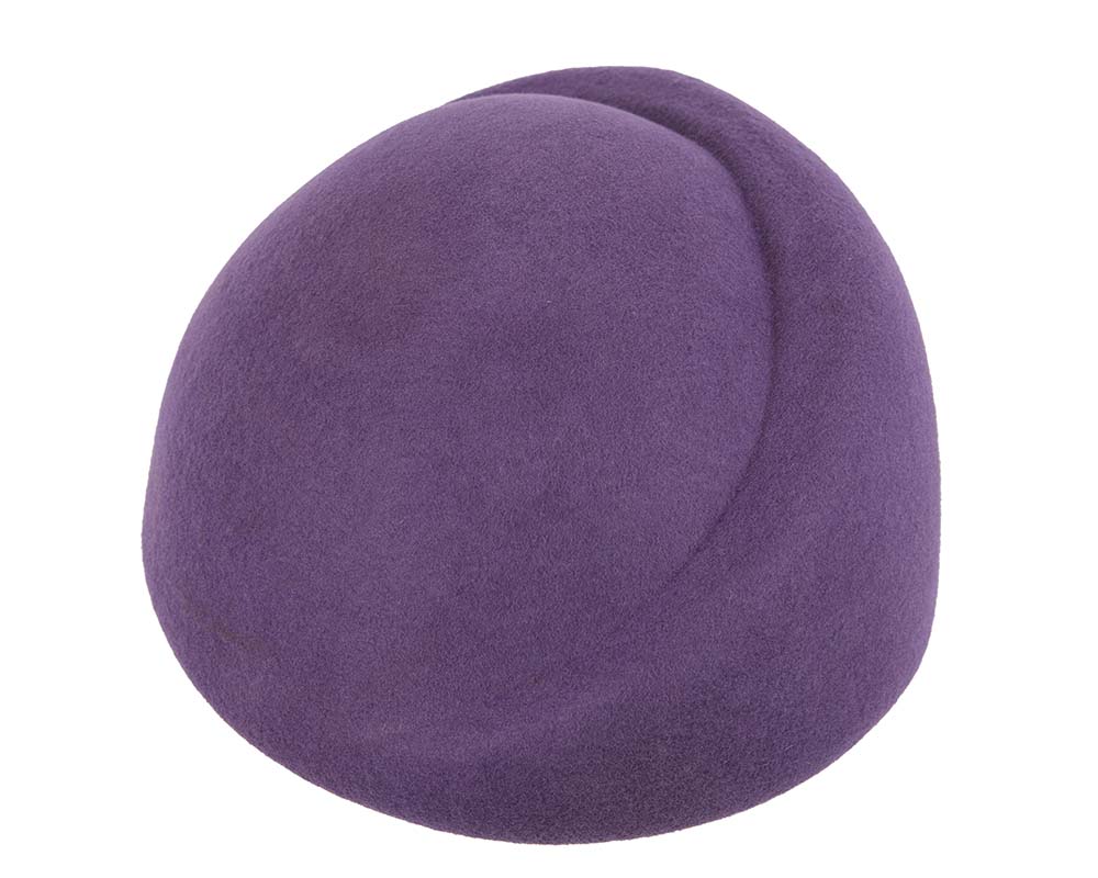 Designers purple felt ladies winter hat-3