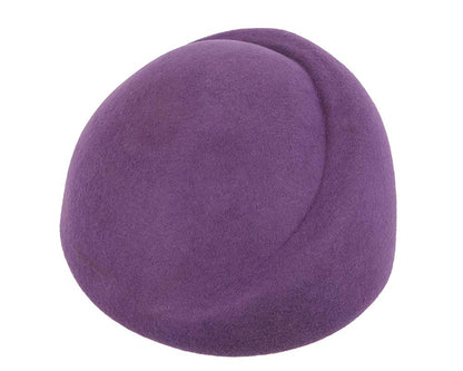 Designers purple felt ladies winter hat-3