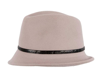 Grey felt trilby hat by Max Alexander J402
