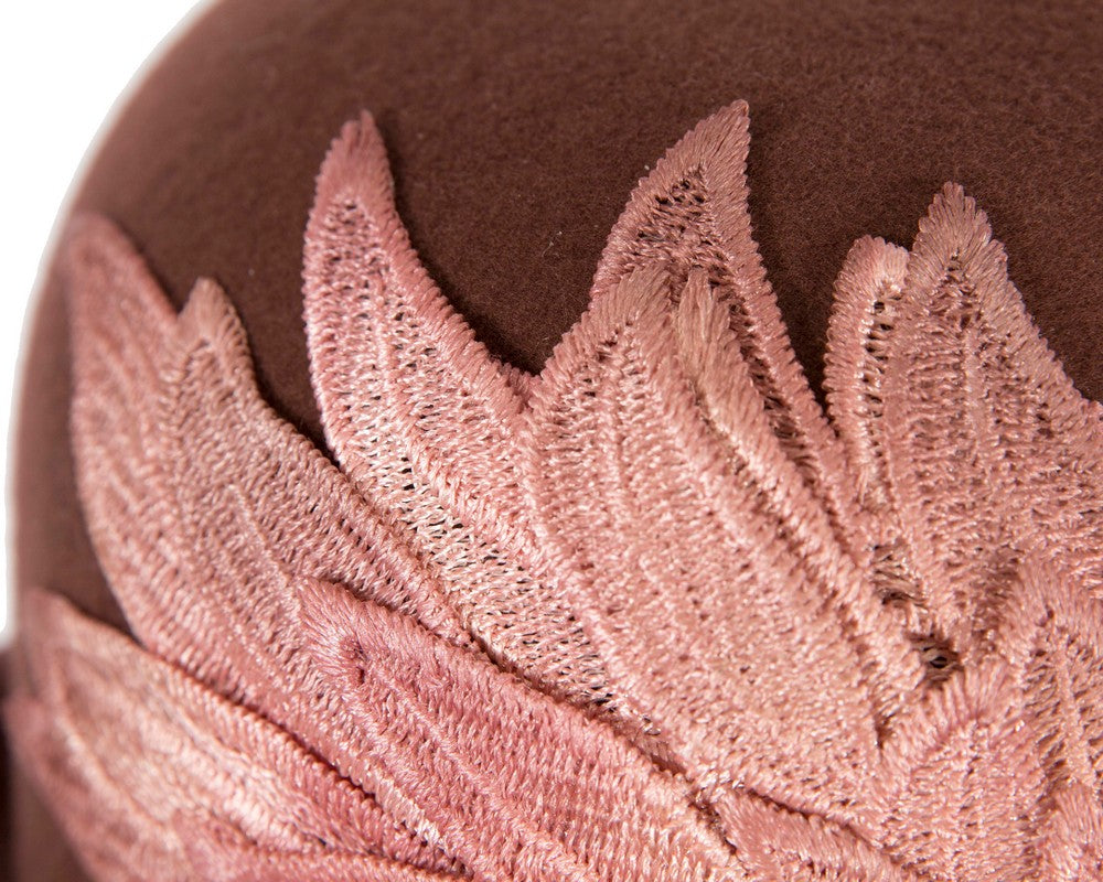 Brown winter fashion hat by Max Alexander-4