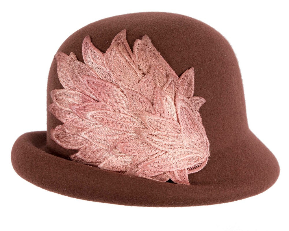 Brown winter fashion hat by Max Alexander-3