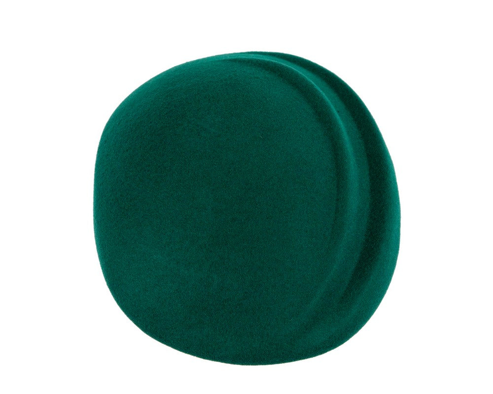Green winter felt beret by Max Alexander-2