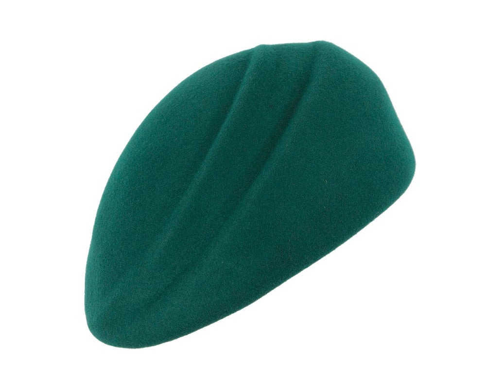 Green winter felt beret by Max Alexander-1