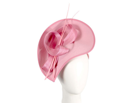Large pink winter fascinator by Max Alexander-0