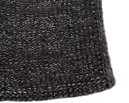European made woven black beanie-4
