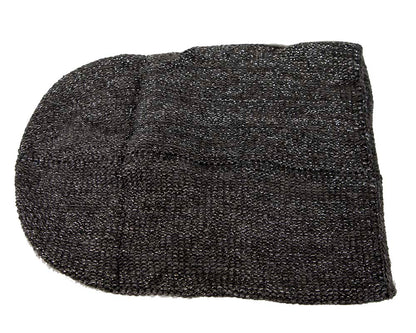 European made woven black beanie-3