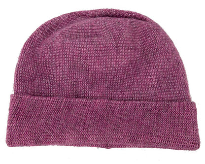 European made woven purple beanie-2