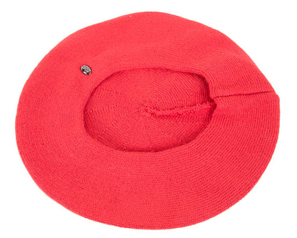 Classic woven red beret by Max Alexander-1