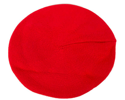 Classic woven red beret by Max Alexander-3