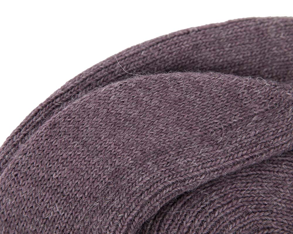 Classic woven eggplant shade cap by Max Alexander-3