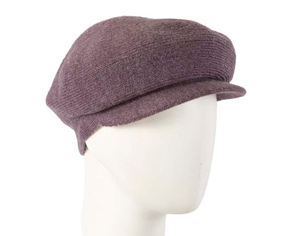 Classic woven eggplant shade cap by Max Alexander-0