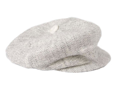Classic wool woven light grey cap by Max Alexander