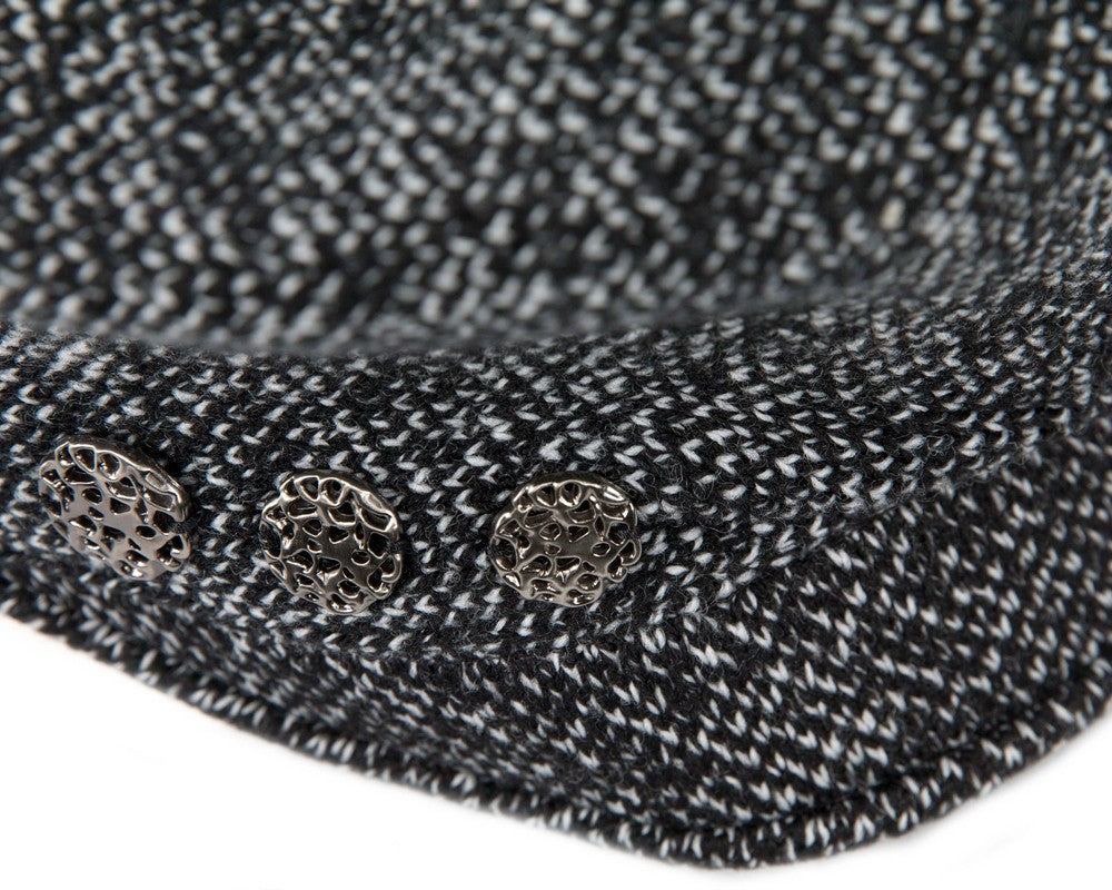Warm charcoal wool winter fashion beret by Max Alexander JR011
