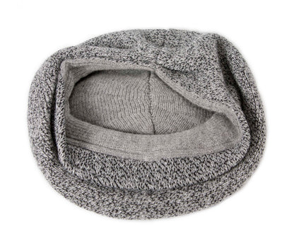 Warm grey wool winter fashion beret by Max Alexander JR011