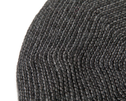 Classic crocheted dark grey beret by Max Alexander-2