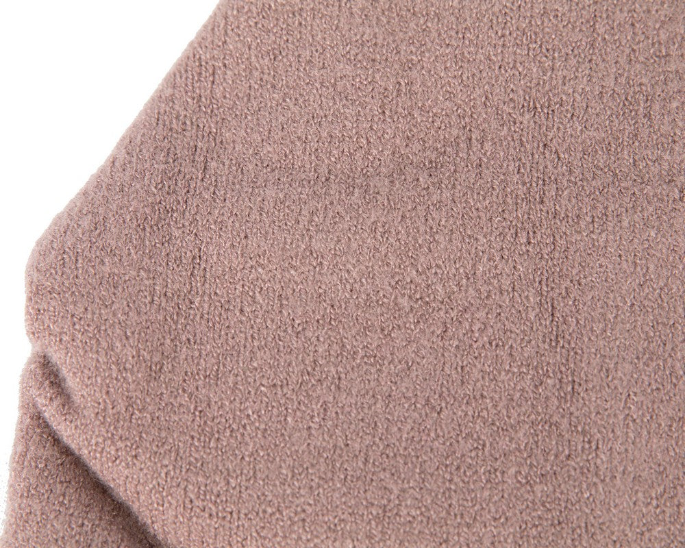 Stylish warm European made beige beanie-3