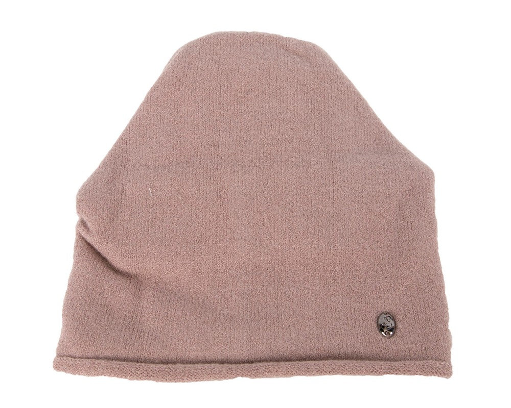 Stylish warm European made beige beanie-2