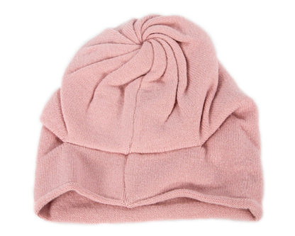 Stylish warm European made pink beanie