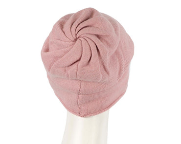 Stylish warm European made pink beanie